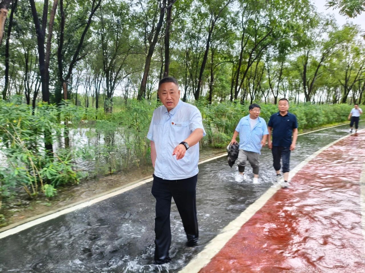 【硬核防汛】“中北华宇人”日夜奋战 筑牢区域安全屏障